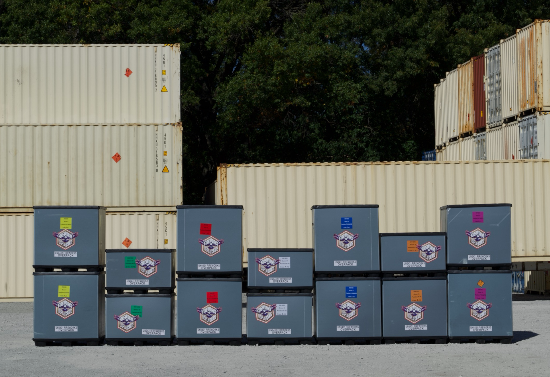 Grand Finale fireworks show kit